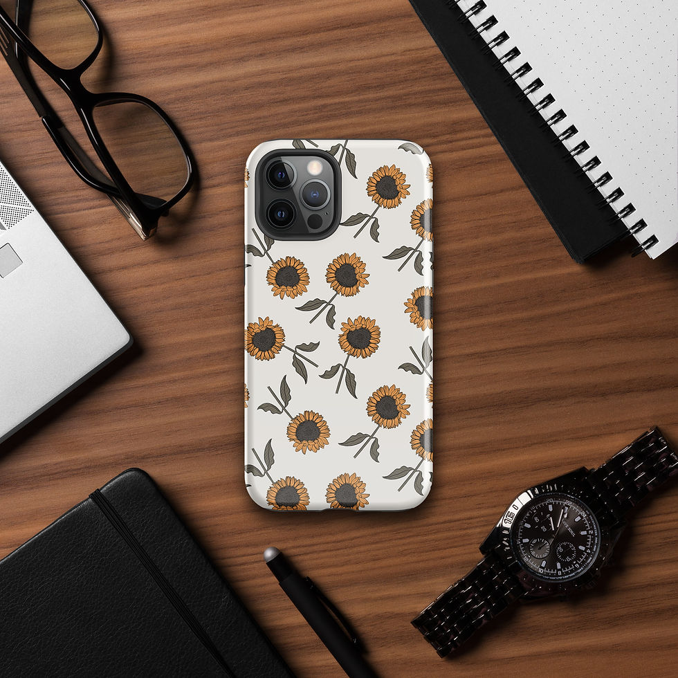 Thumbnail: Sunny Flower Tough Case for iPhone® | Summer Vibes Collection 