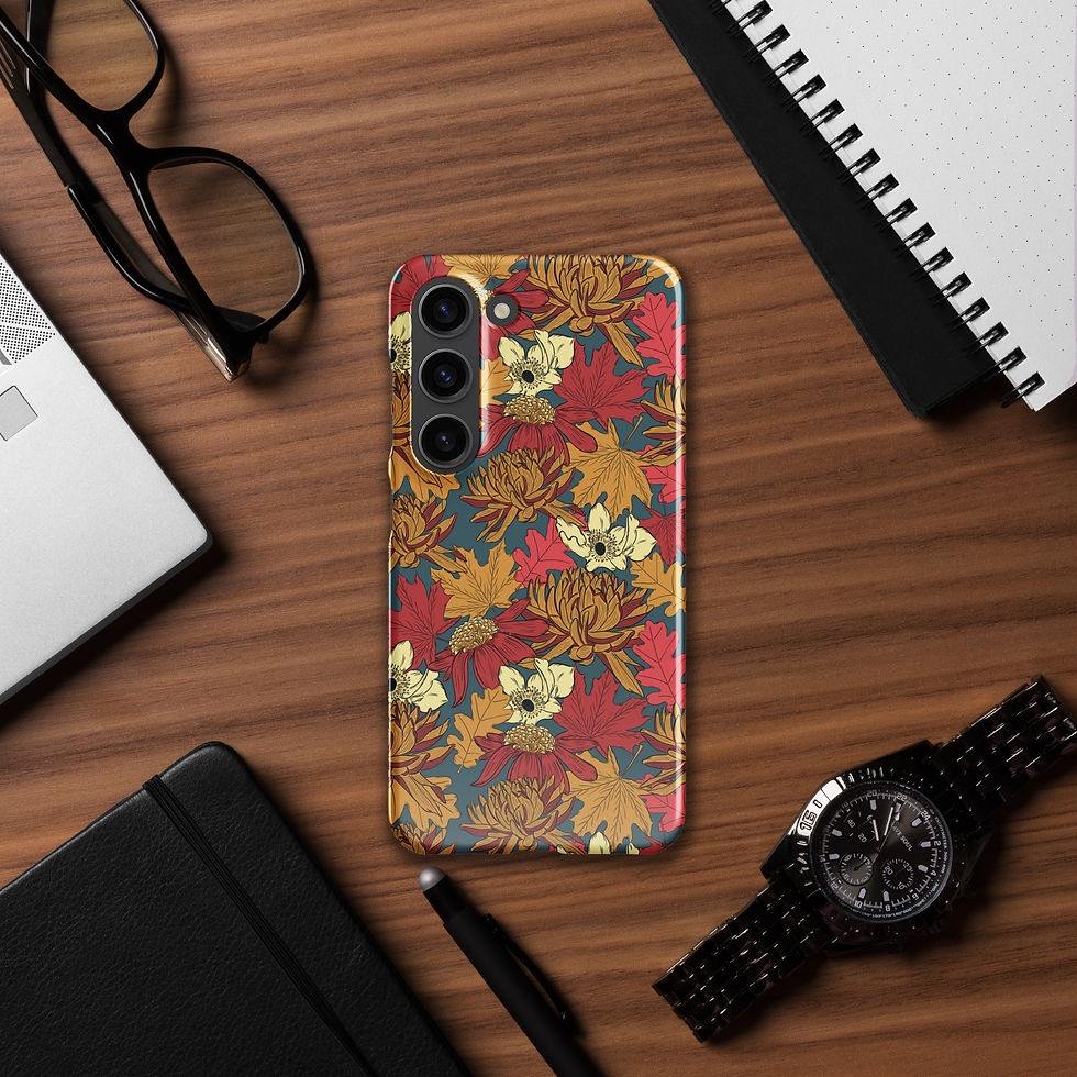 Thumbnail: Golden Bloom  Snap case for Samsung® | Vintage Fall Collection