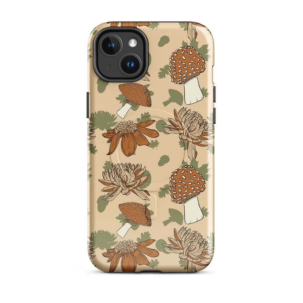 Thumbnail: Forest Glow MagSafe® tough case for iPhone® | Vintage Fall Collection 