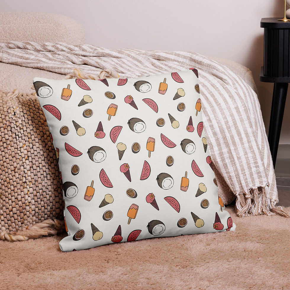 Thumbnail: Summer Food Premium Pillow Case | Summer Vibes Collection