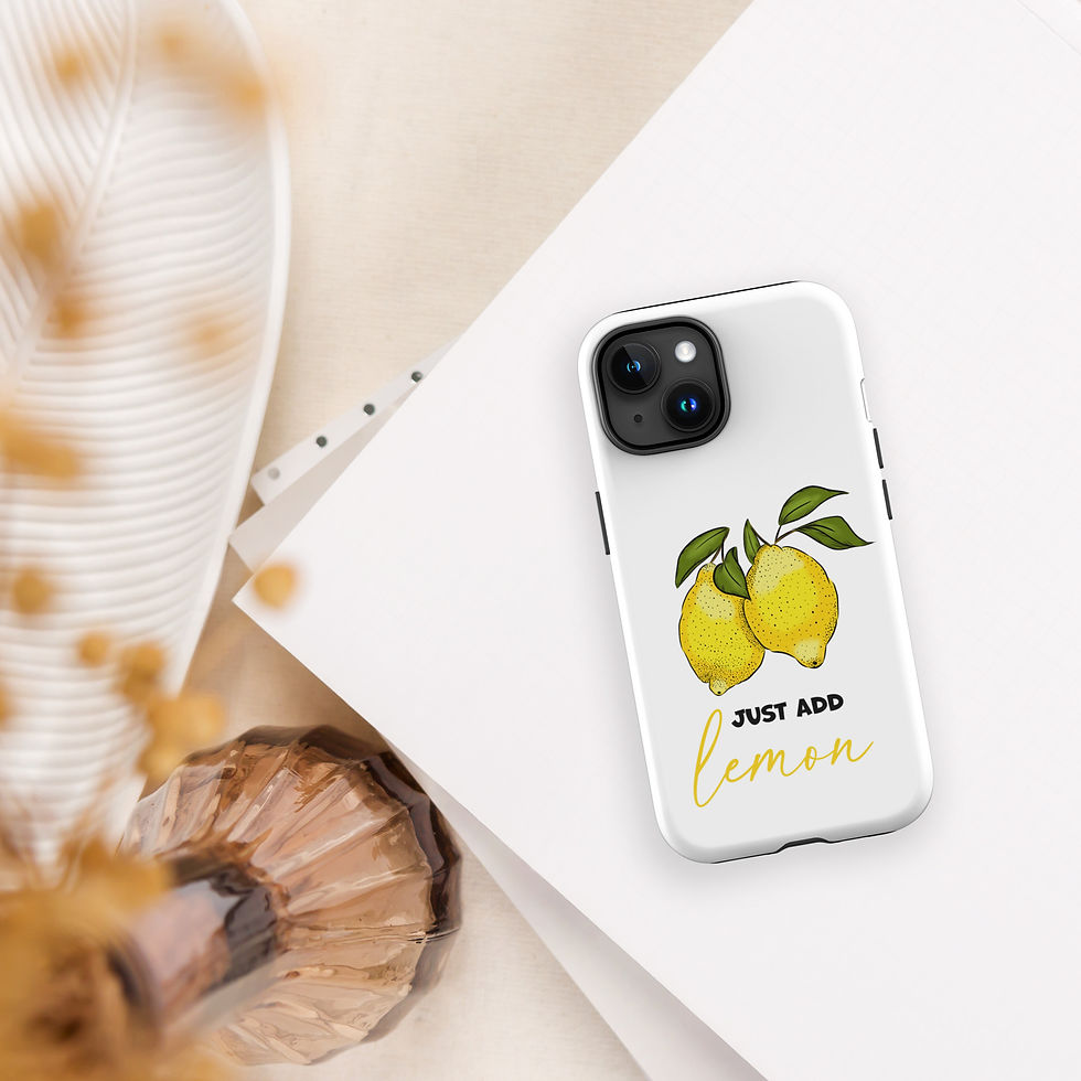 Thumbnail: "Just Add Lemon" Tough Case for iPhone® | Summer Vibes Collection
