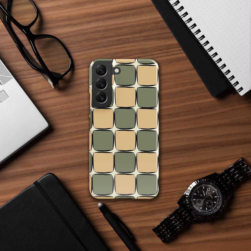 Thumbnail: Retro Blocks Snap case for Samsung® | Vintage Fall Collection 