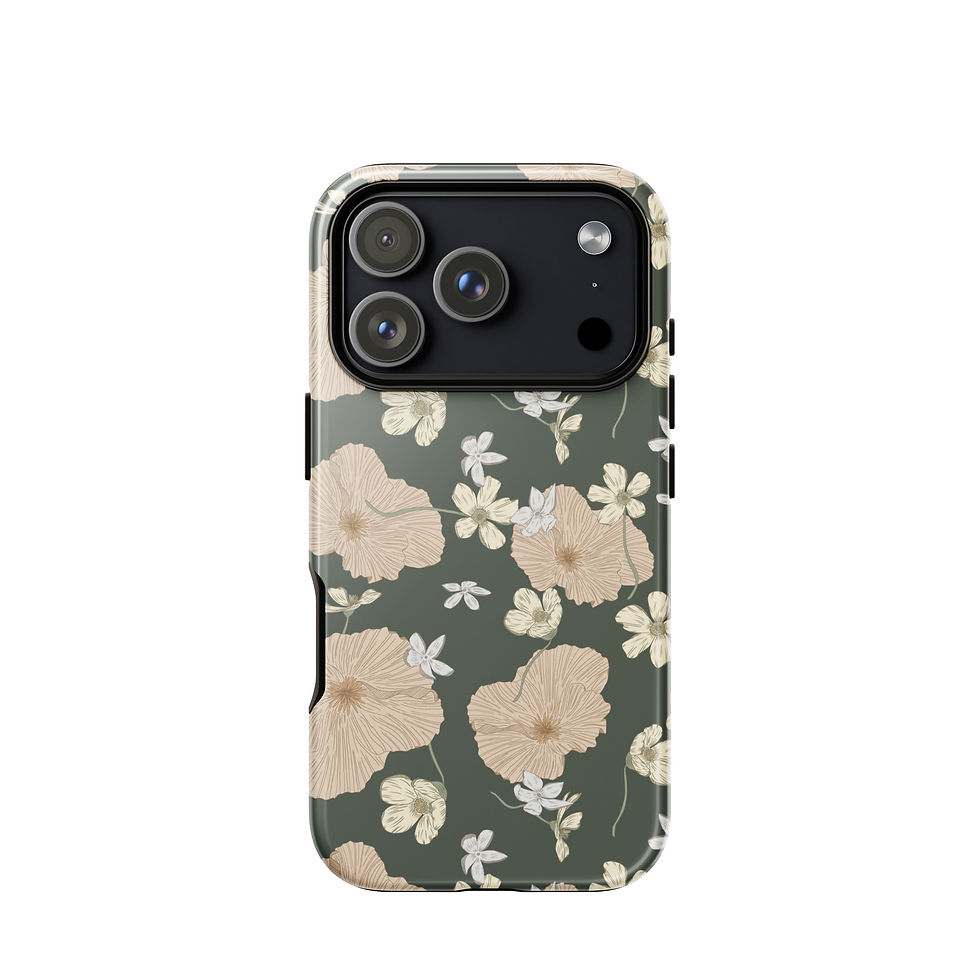 Thumbnail: Poppy Parade Tough Case for iPhone® | Dutch Bloom Collection 2026
