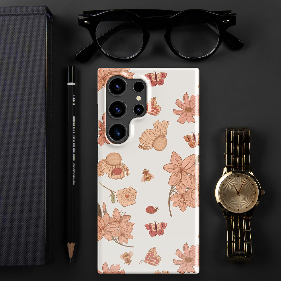 Thumbnail: Flowers LadyBugs Samsung Snap Case