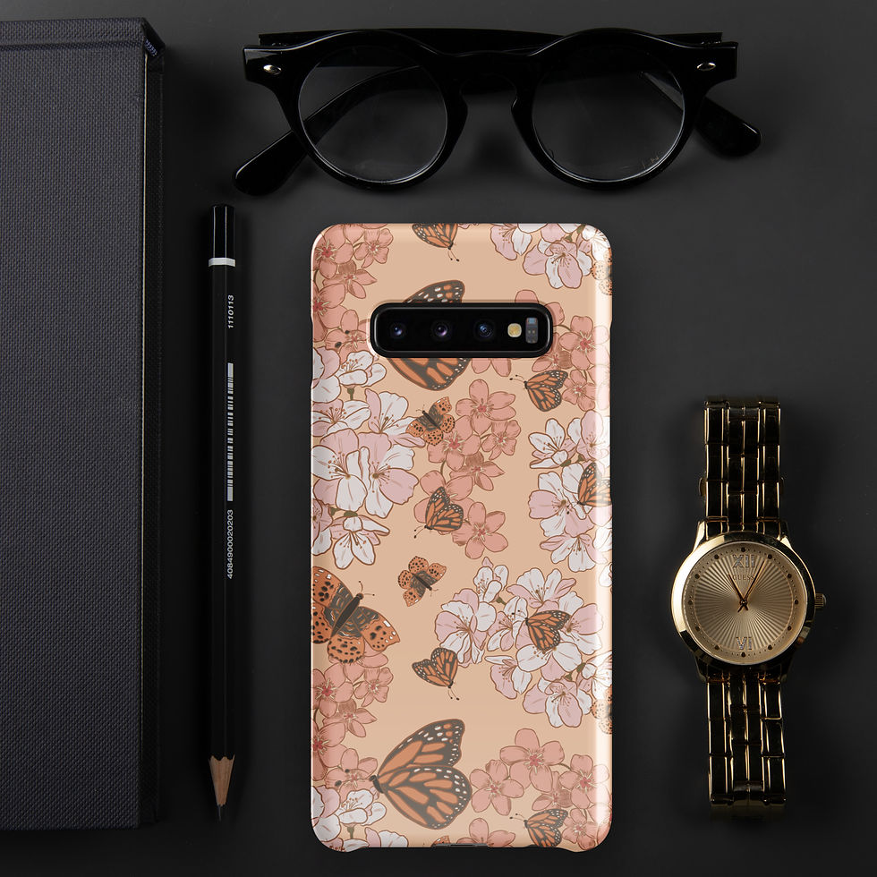 Thumbnail: Butterfly Blossom Samsung Snap Case Pastel