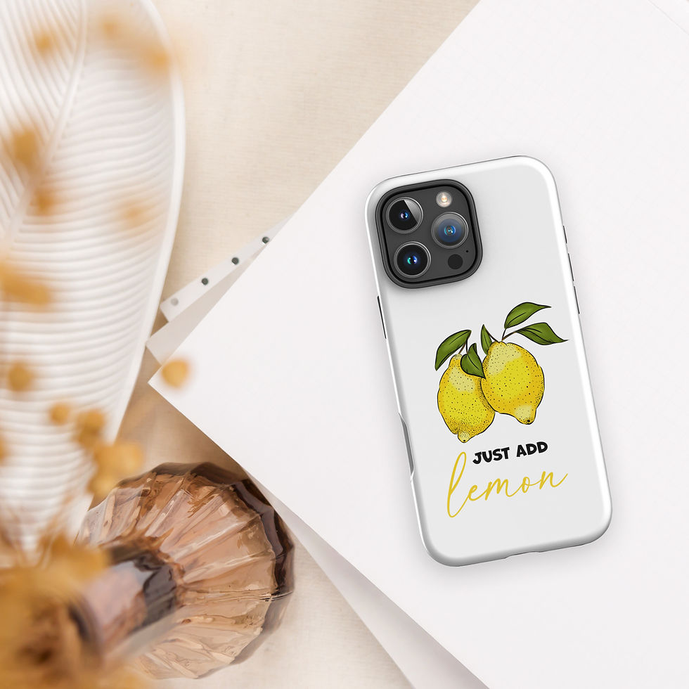 Thumbnail: "Just Add Lemon" Tough Case for iPhone® | Summer Vibes Collection
