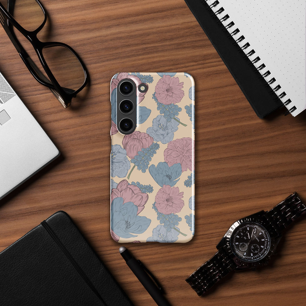 Thumbnail: Blush & Sky Snap case for Samsung® | Dutch Bloom Collection 2026