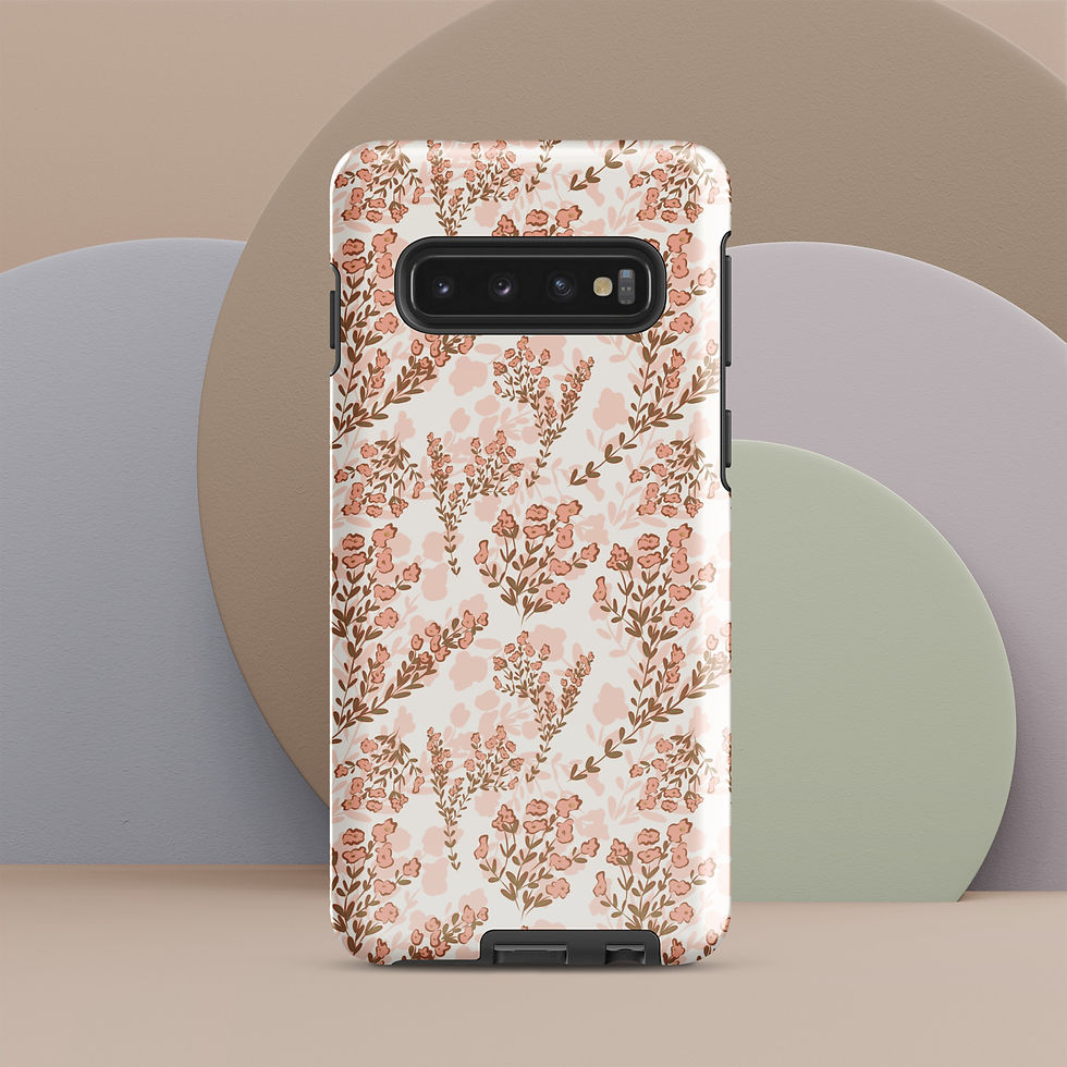 Gypsum Flowers Samsung Phone Case Pastel