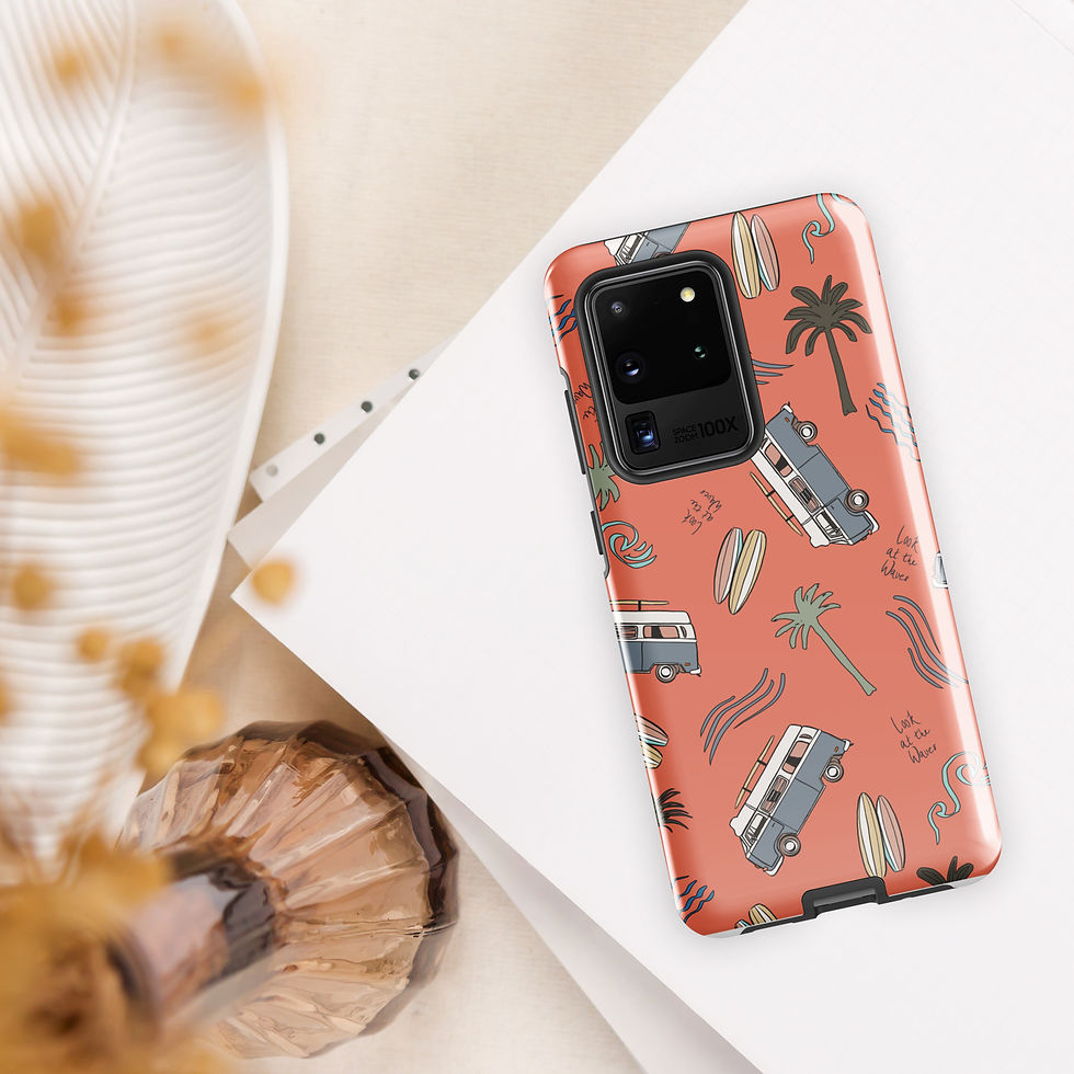 Thumbnail: Summer Surfin' Tough Case for Samsung® | Summer Vibes Collection