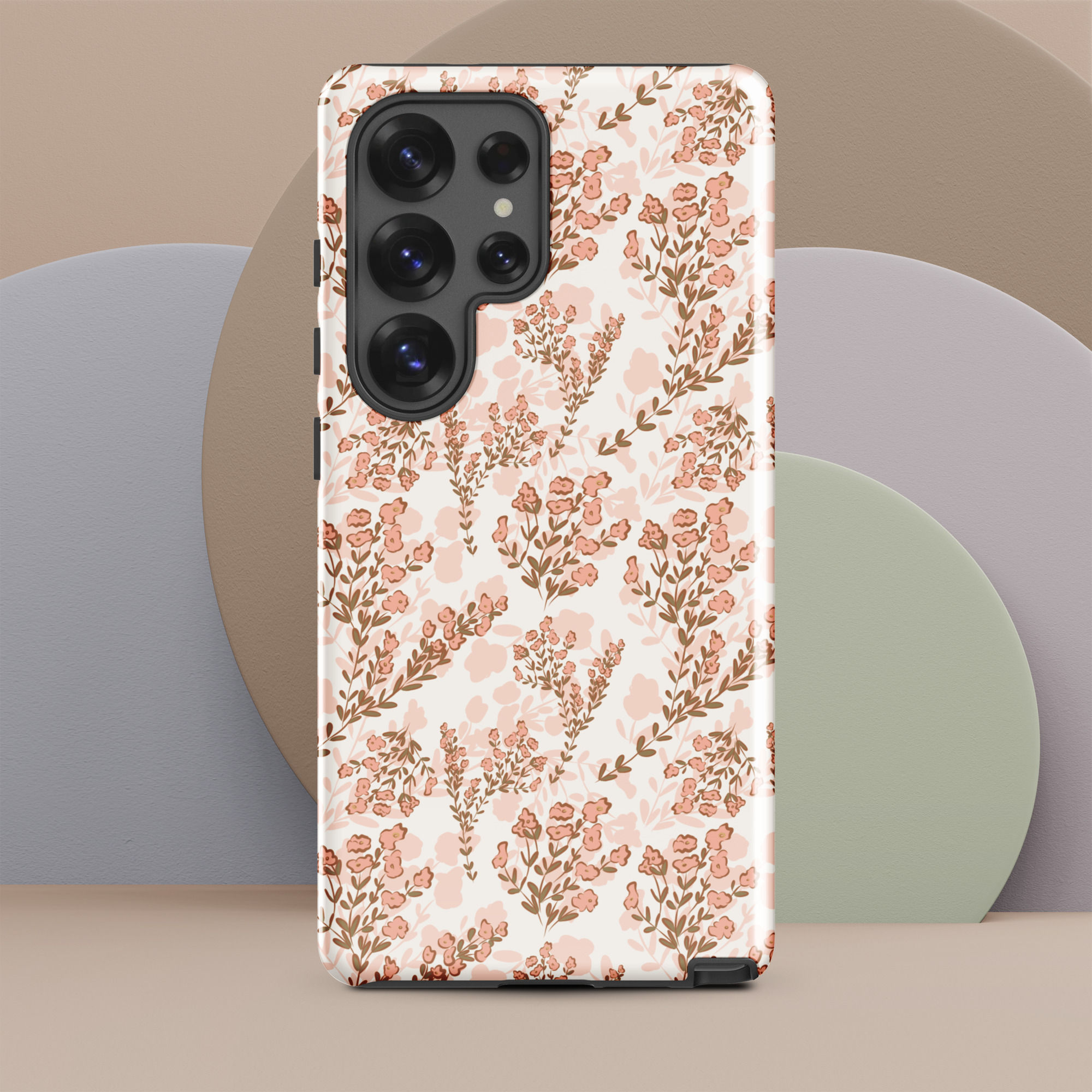 Gypsum Flowers Samsung Phone Case Pastel
