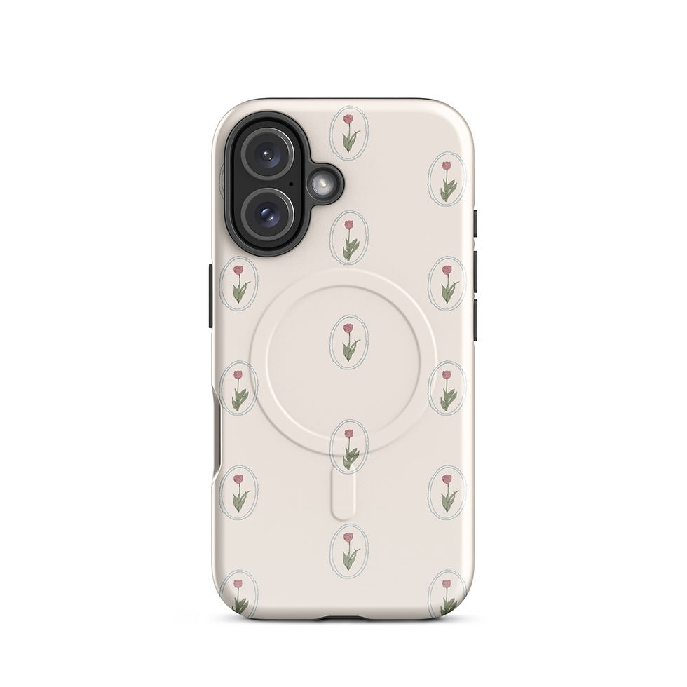 Thumbnail: Tulip Portrait MagSafe® tough case for iPhone® | Dutch Bloom Collection 2026