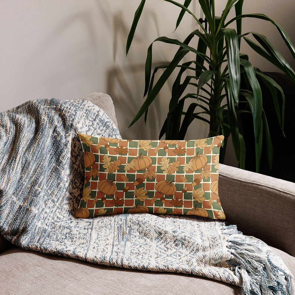 Thumbnail: Pumpkin Patchwork Pillow | Vintage Fall Collection | By C Studio®
