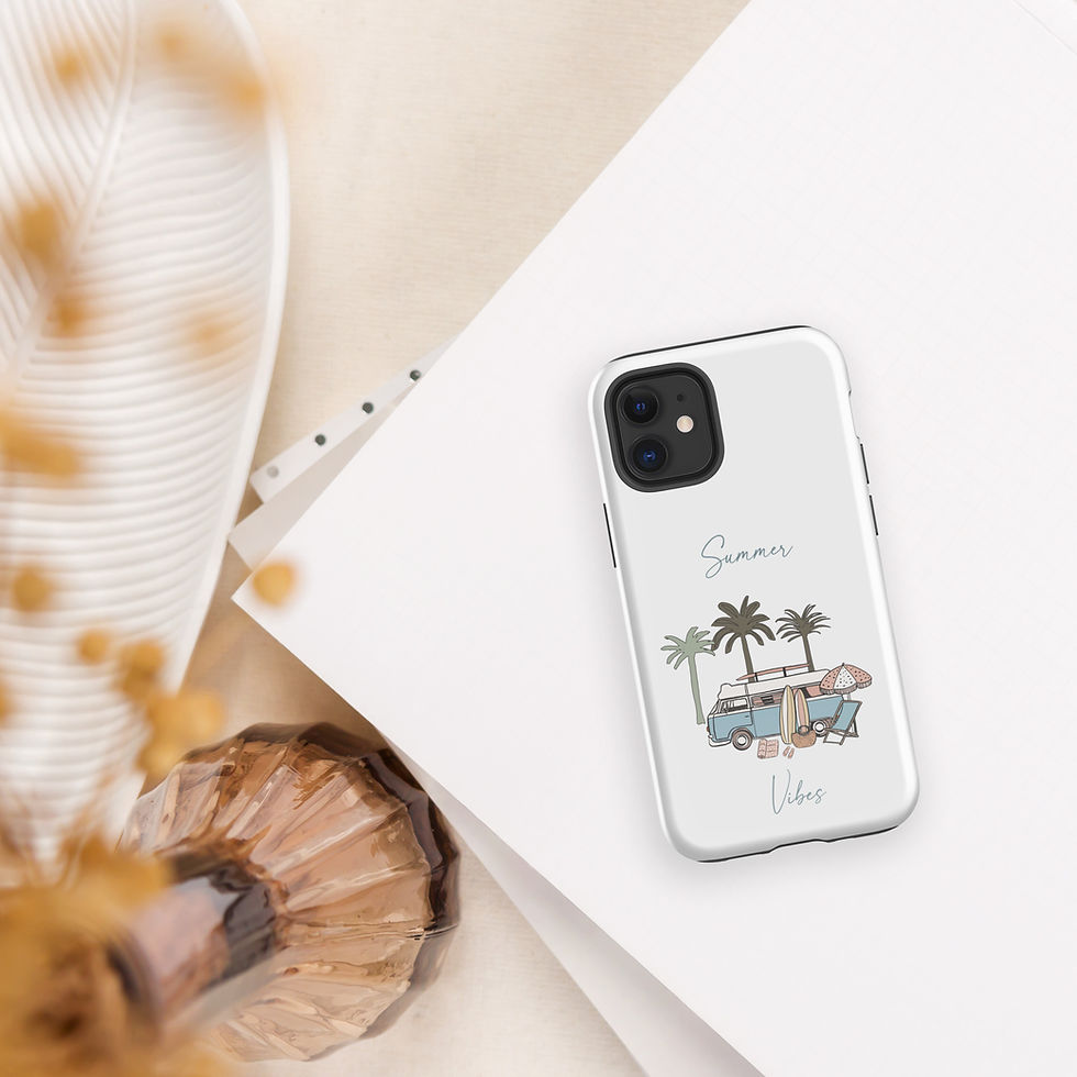 Thumbnail: Summer Surfin' Tough Case for iPhone® | Summer Vibes Collection copy copy