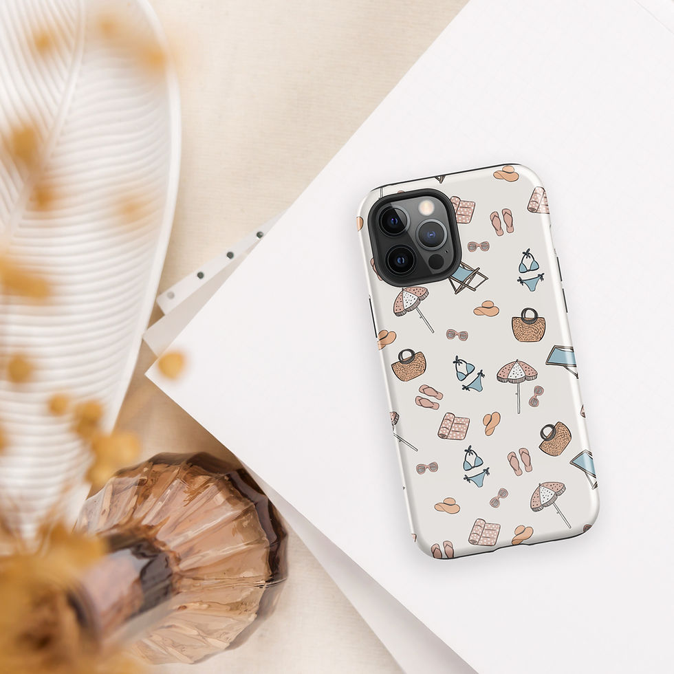 Thumbnail: Beach Essentials Tough Case for iPhone® | Summer Vibes Collection 