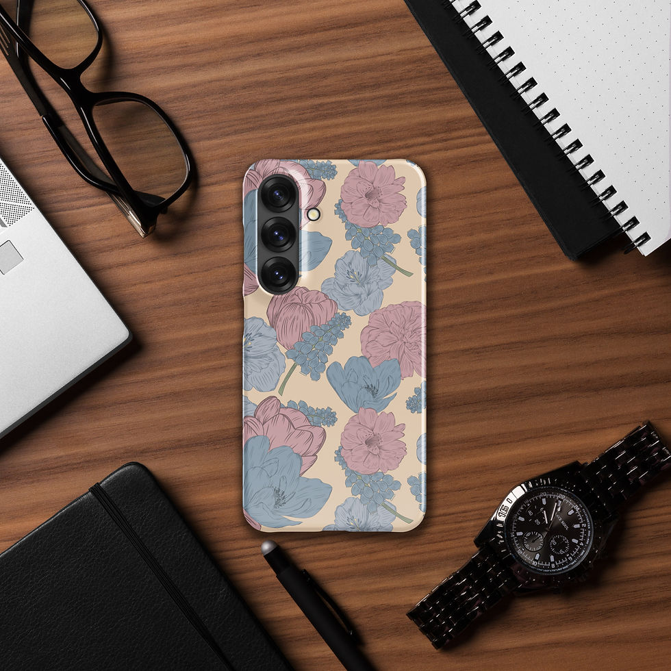 Thumbnail: Blush & Sky Snap case for Samsung® | Dutch Bloom Collection 2026