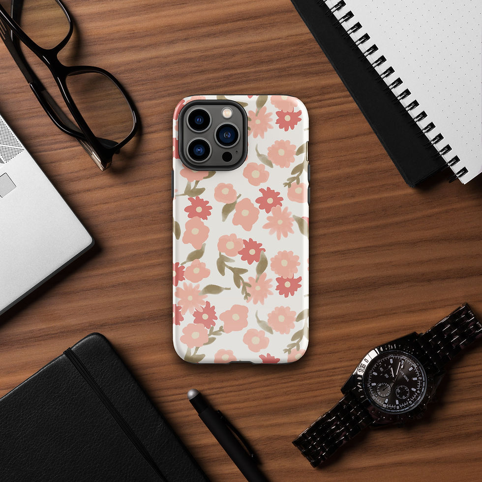 Thumbnail: Watercolor Flowers IPhone Case Pastel
