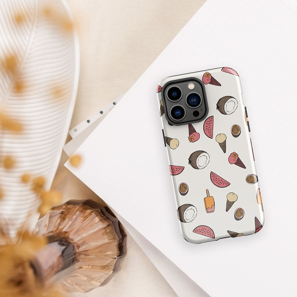 Thumbnail: Summer Food Tough Case for iPhone® | Summer Vibes Collection