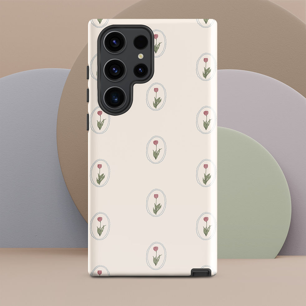Thumbnail: Tulip Portrait Tough case for Samsung® | Dutch Bloom Collection 2026