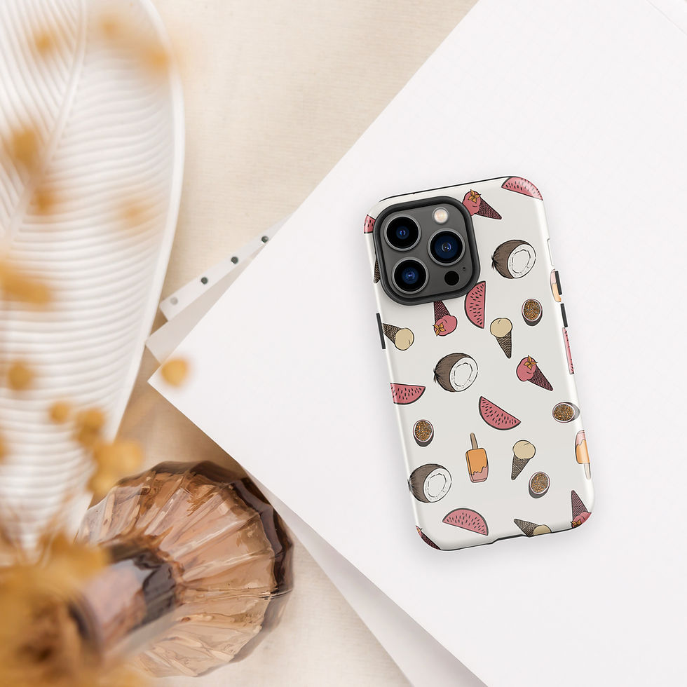 Thumbnail: Summer Food Tough Case for iPhone® | Summer Vibes Collection