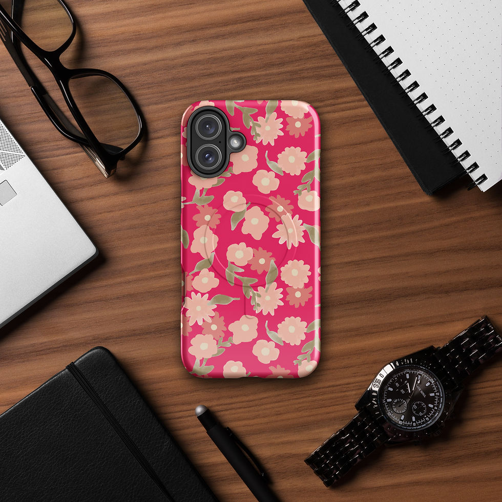 Thumbnail: Watercolor Flowers IPhone MagSafe Case