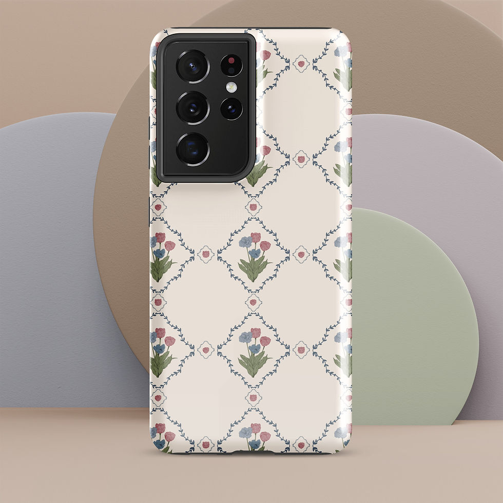 Thumbnail: Tulip Trellis Tough case for Samsung®   | Dutch Bloom Collection 2026