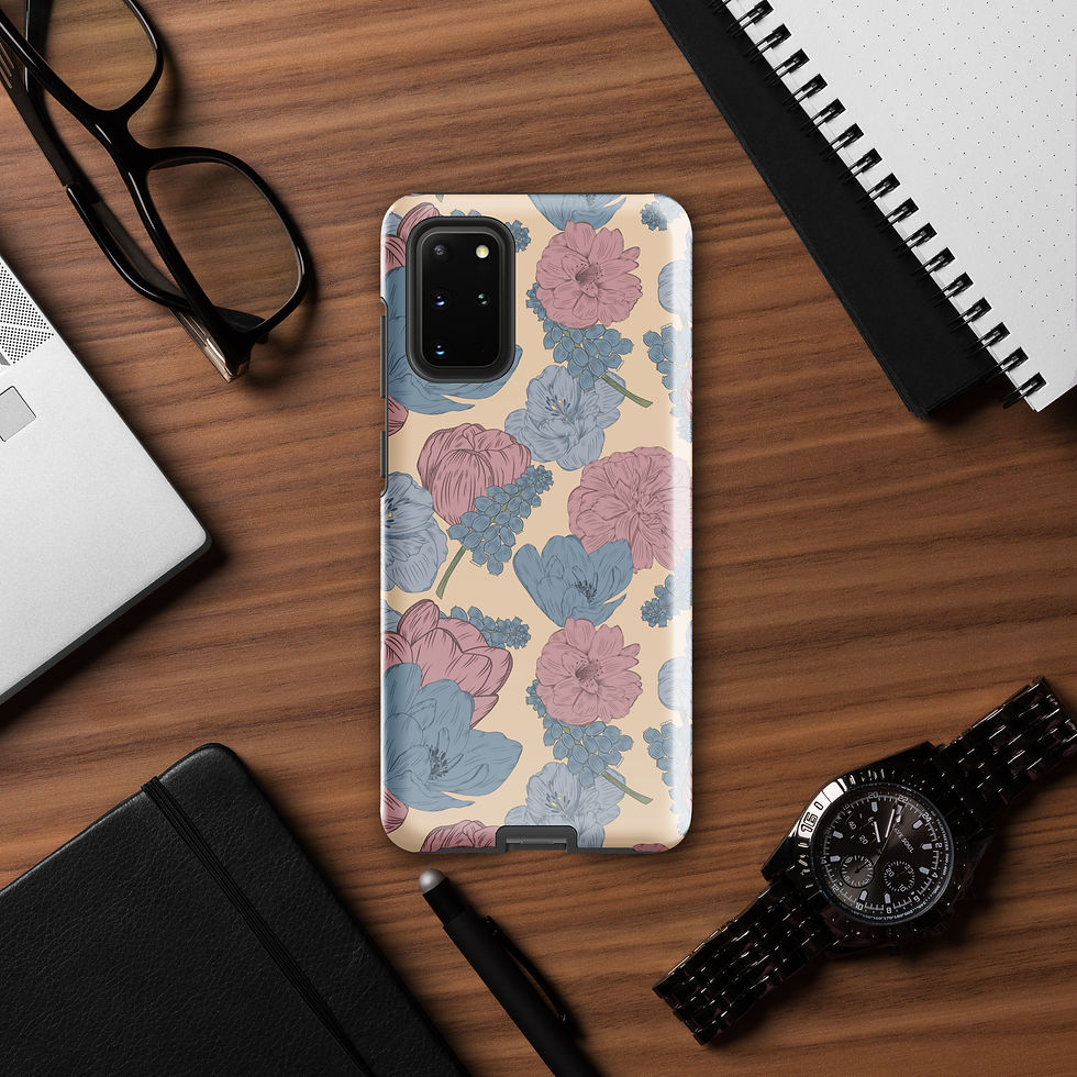 Thumbnail: Blush & Sky Tough case for Samsung® | Dutch Bloom Collection 2026