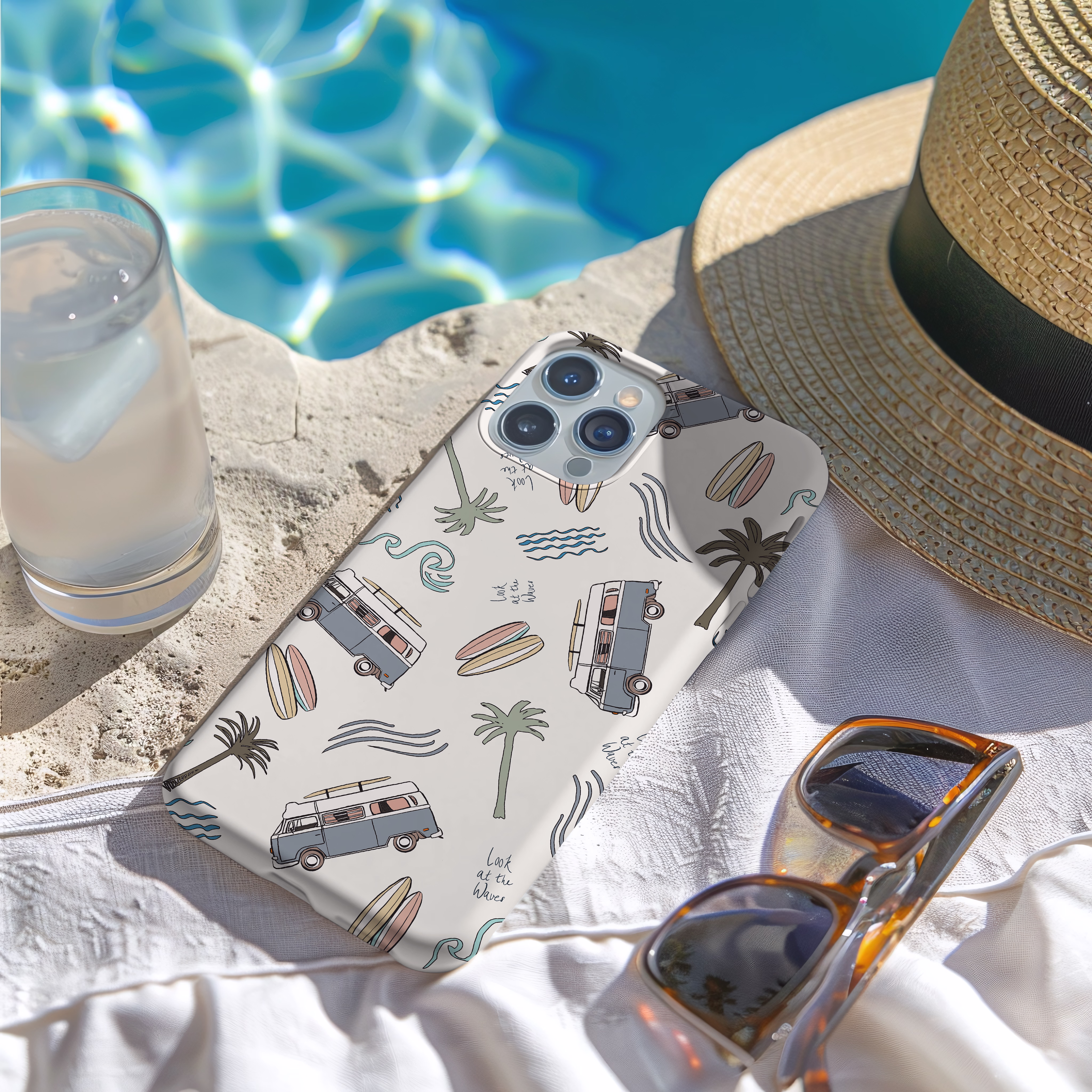 Summer Surfing' Summer Vibes Phone Case