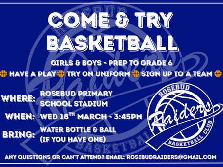 Come & Try day - 18th March 2026
