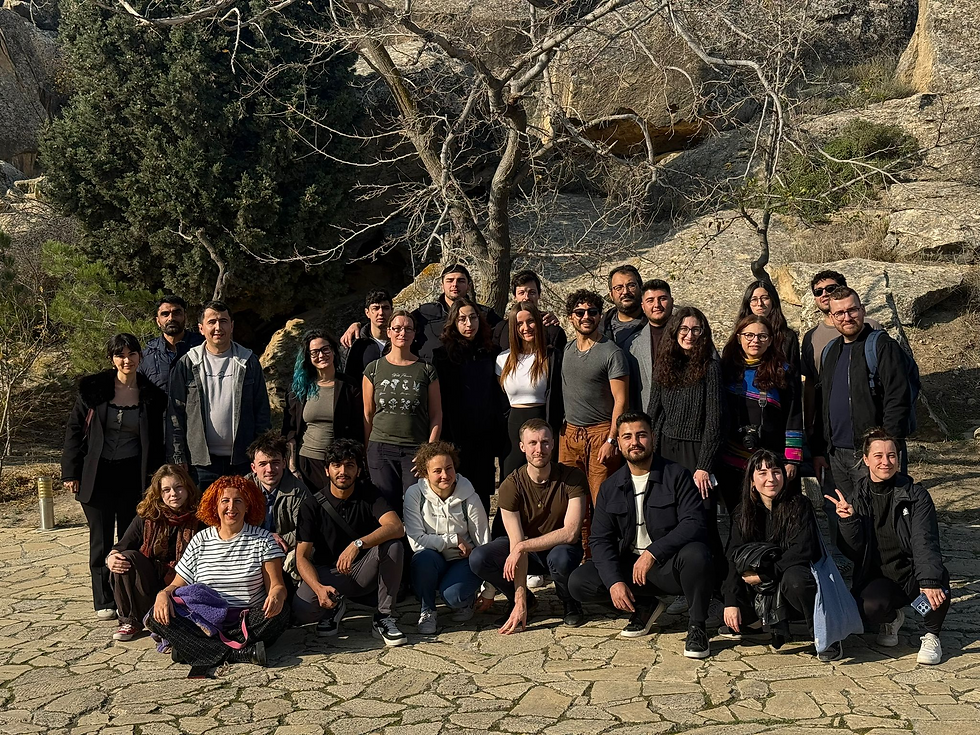 Gobustan - group picture