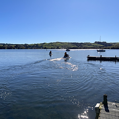 Jetskis at the Okawa Bay rd. Rotoiti lake
