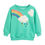 Thumbnail: Girls Sweatshirt Cat Rabbit Animal Rainbow Pullover Kids Clothes