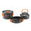 Thumbnail: 3 PC / Set Camping Cookware Outdoor Travel Picnic Cooking