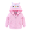 Thumbnail: Fleece Jacket Lightweight Unicorn Owl Toddler Animal Hoodieser