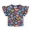 Thumbnail: Ruffle Sleeve Girls T-shirts Heart Colorful Kids Clothes
