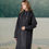 Thumbnail: Black Fashion Adult Waterproof Long Raincoat