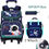 Thumbnail: School bag with wheels Primary School Rolling Trolley Bags