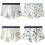 Thumbnail: 3-13 Years Children's Underwear for Kids Cotton Teenage Breathable 4 Piece
