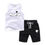 Thumbnail: Cartoon Cotton Vest T-shirt Tops+Shorts Pants Suit 2Pcs/Set Children's Clothes