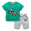 Thumbnail: Children Short Sleeved T Shirt +Beach Pant Two Sets 2-12 Year 2pcs