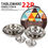 Thumbnail: Camping Tableware Set 17/22Pcs Stainless Steel Dinner Plate Picnic Cookware