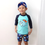 Thumbnail: Kids Boy Two Pieces Swim Suit Cartoon Fish Sunblock Beach Bodysuit