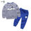 Thumbnail: Cartoon T-shirt Top+Pants Kids Sports Tracksuit 