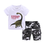 Thumbnail: Boys Outfits Dinosaur T-Shirt and Chino Camo Short