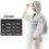 Thumbnail: Women Transparent Plastic Girls Raincoat Travel Waterproof Rainwear 