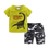 Thumbnail: Boys Outfits Dinosaur T-Shirt and Chino Camo Short