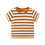 Thumbnail: T-Shirt Stripe Rainbow Colorful Pullover Casual Fashion Tops for Kids