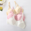 Thumbnail: 3 Pcs/Lot Cotton Girls Bras Cute Cartoon Children Bra Breathable 