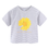 Thumbnail: Girls Clothes Daisy Flower Striped Drop Shoulder T-shirts for Girls