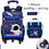 Thumbnail: School bag with wheels Primary School Rolling Trolley Bags