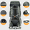 Thumbnail: 75L Multi-function Backpack Waterproof Breathable